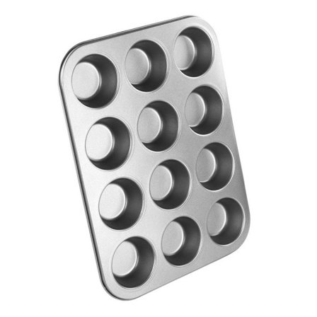 Chef Aid Non Stick Muffinbricka 12 Koppar Silver
