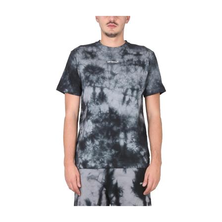 Off White, T-Shirts Grijs, Heren, Maat:M