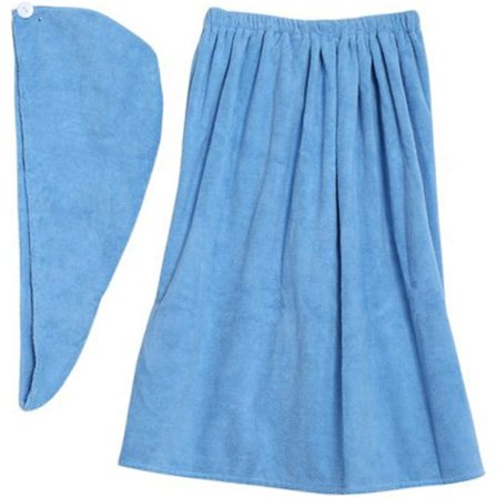 Hurtigtørrende badekåbe i bomuld, badehåndklæde til bad og sauna 150 * 90 cm