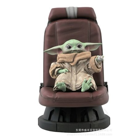 Baby Yoda -käsintehdyt koristeet, Baby Yoda, Star Wars, amerikkalainen TV-sarja Mandalorian, Baby Yoda, käsintehty, hehkuva