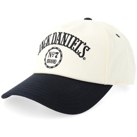 American Needle - Schwarz adjustable Cap - Jack Daniels Roscoe Ivory/Black A-Frame Adjustable @ Hatstore