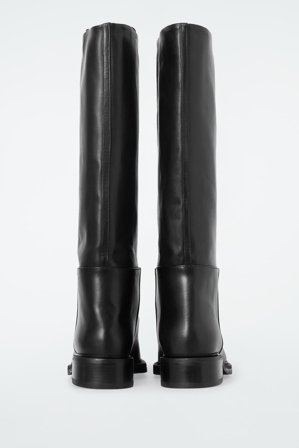 COS Women's Leather Riding Boots in Black