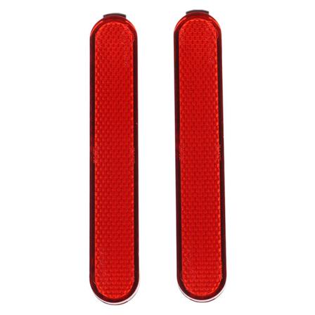 2 stk Elektrisk scooter Hjuldeksel Sikkerhet Reflekslist For Red
