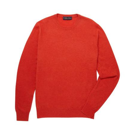 Brooks Brothers Lambswool Crew-Neck Sweater Rød, Herre