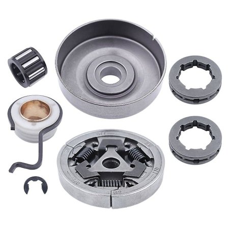 Kedjesågskopplingstrumma Kedjehjul för MS361 MS440 MS461 MS460 044 046 Reservdelar med Snäckväxel E-Clip