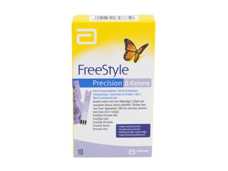 Freestyle Precision B-keton teststrimler, 10 stk.