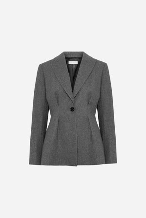CAMILLA PIHL - Ennia Flannel Blazer - Grey Melange - 34