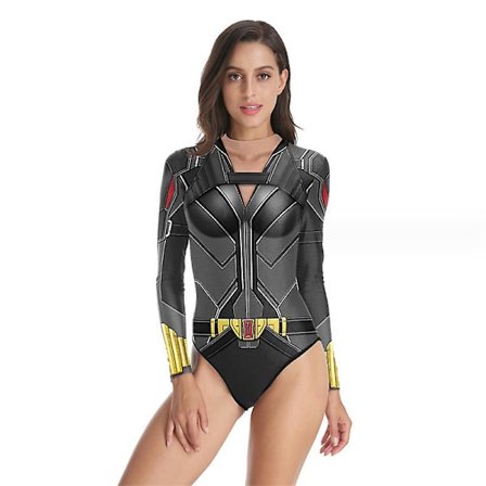 Naisten kiiltävä metallinen trikoopusero pitkähihainen metallinen body