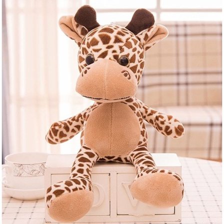 25cm Sød Giraf Skov Dyr Plys Legetøj Jungle Bryllup Kaste Gi