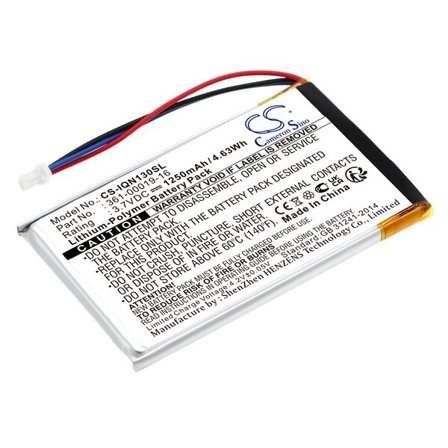 Batteri til Navigator, GPS til Garmin Nuvi 1300, Nuvi 1350, Nuvi 1350T og andre.