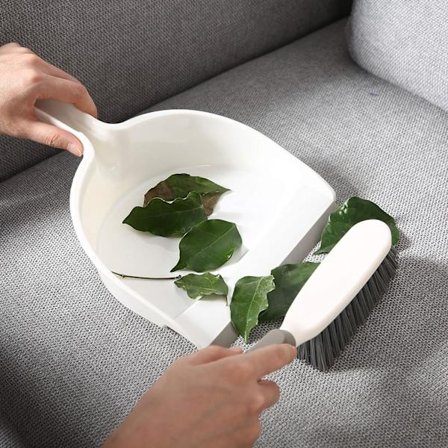 Sop- och set, sopborste, handkvast, omrörande kvast, minikvast, set