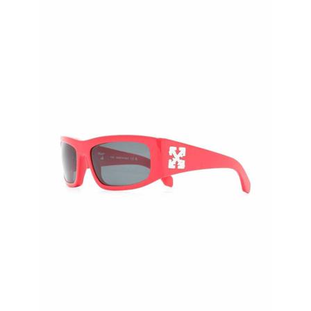 Off White SunBril , Rood , Heren , Maat: ONE Size Zonnebrillen