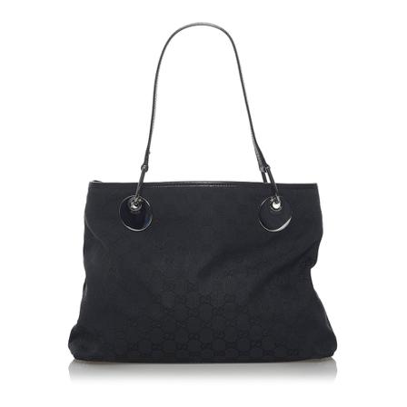 Gucci Vintage, Pre-owned Tote Bag Zwart, Dames, Maat:ONE Size