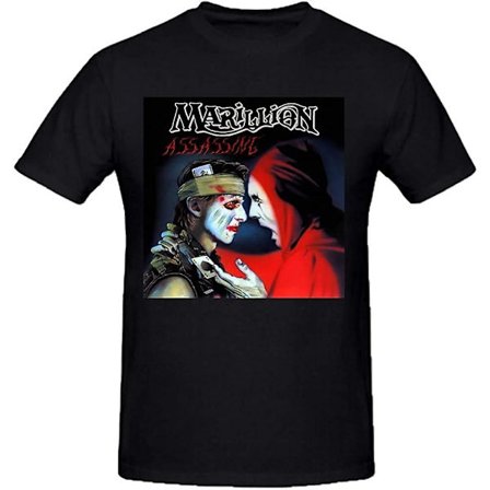 Marillion Assassing Funny Soft O Tee Shirts For Mens -vuxen, 3xl