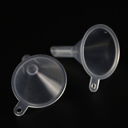 Plasttrattar, set om 3, transparent