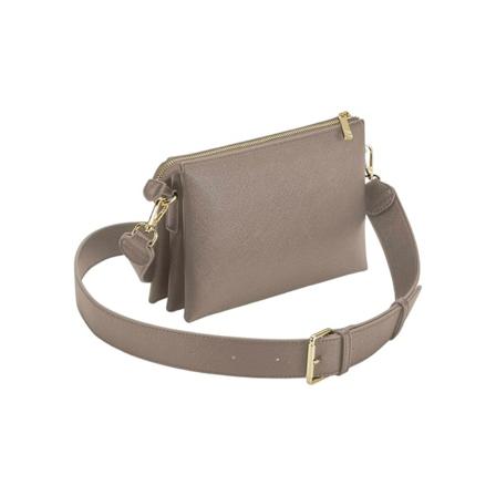 Bagbase Dam/Dam Boutique Mjuk Touch Crossbody Väska En Storlek Taupe One Size