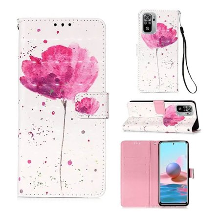 Plånboksfodral Xiaomi Mi 11i - Rosa Blomma