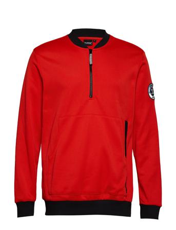 Hmlalban Sweatshirt Red Hummel Hive