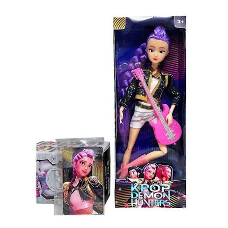 K-POP Demon Hunters Dukke Kpop Idol Action Figur Søt Demon Hunter Samleobjekt Vinyl Figur Leketøy for Barn Fans[D]