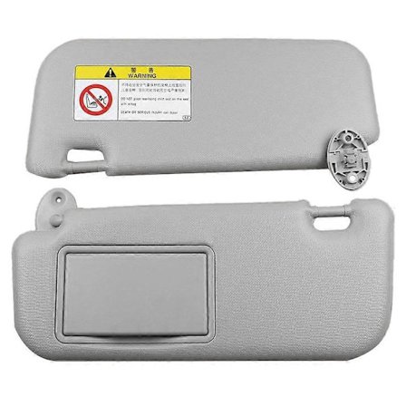 Bil Solskærm til 2014 2015 2016 2017 74320-02B21 74310-02K91 med Spejl Biltilbehør Grå