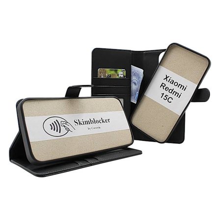 Skimblocker Xiaomi Redmi 15C Magnet Plånboksfodral