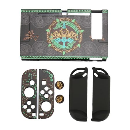 Beskyttende etui med greb, tommelfingergreb, omfattende beskyttelse, glat overflade til Switch