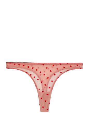 Understatement Underwear Mesh Thong Rosa