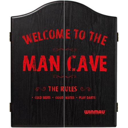 Winmau Man Cave Deluxe Dartboard Cabinet | Winmau.com
