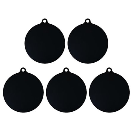 5 stk. Elektrisk induktionskogeplade beskyttelsesmåtte skridsikker måtte, sort