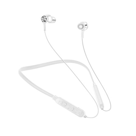 Nackband Bluetooth-hörlurar, HD-stereo trådlösa sporthörlurar, runt halsen Bluetooth-hörlurar brusreducerande mikrofon, magnetisk attraktion