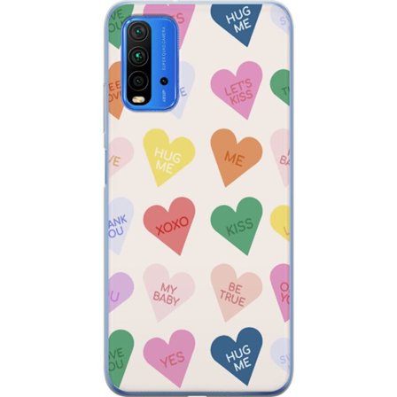 Yhteensopiva Puhelinkuori Xiaomi Xiaomi Redmi 9T Karkkisydämet