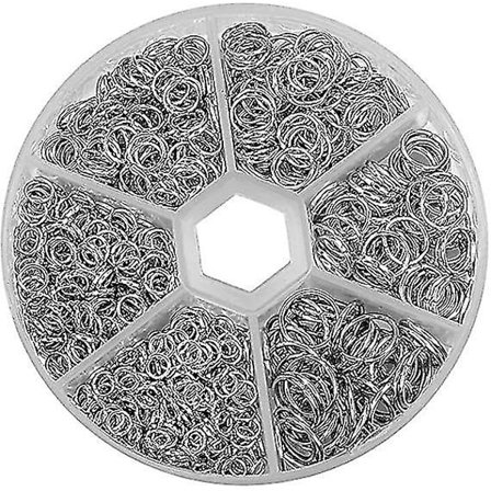 970 stk Åpne Hoppringer Rustfritt Stål Smykkeproduksjon