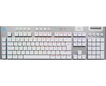 Logitech-G915 X - Tactile - White-Logitech G915 X - spilltastatur med lav profil-Gaming Accessories-Mekaniske tastaturer