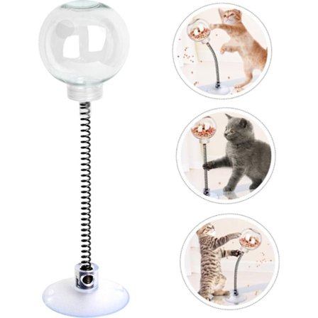 Kattleksaker - Matdispenser - Interaktiv matträning valp - Träningsboll - Lära sig boll