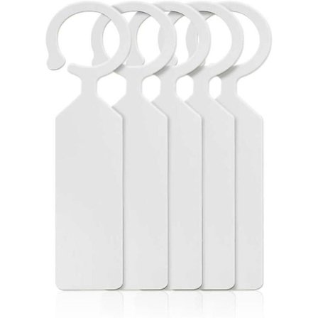 100 stk. Plastplantepinner, plastplantskilt, hengende, merking