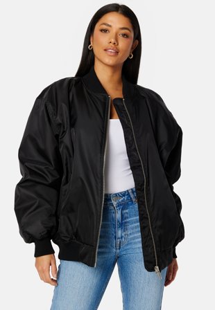 Dr. Denim Hera Bomber Jacket 101 Black Klær