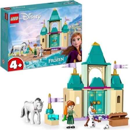 LEGO 43204 Disney Prinsessan Anna och Olafs slottsspel, frysta leksaker och hästminifigurer, barn från 4 år och uppåt Flerfärgad