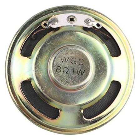 Högtalare - HALJIA - 50mm - 1W - 8 Ohm - Magnetisk Rund i Aluminium