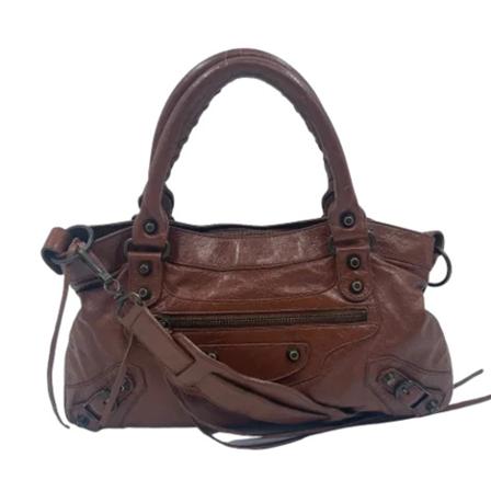 Balenciaga Vintage, Pre-owned Handbag Bruin, Dames, Maat:ONE Size