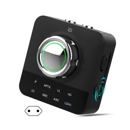 LDAC Bluetooth-kompatibel 5.0 Audio Receiver med MicRCA3.5mmAux 3D Stereo Musik aptX Trådløs Adapter Kompatibel med TV Bilhøjttaler