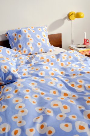 Jotex - Dynetrekksett Enkeltseng Økologisk Blå - OVO - Kjøp Enkeltseng hos Jotex