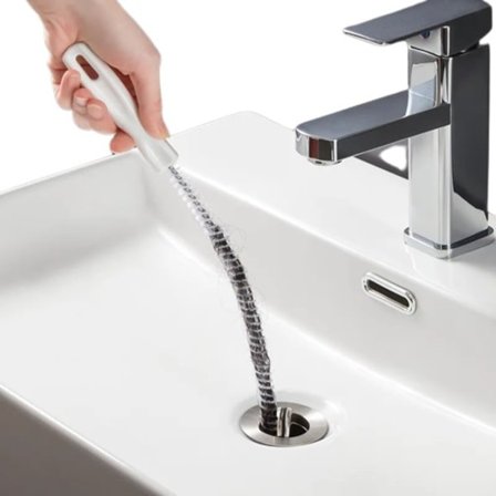 Hår uppfångare Kök diskbänk rengöring verktyg avlopp orm rör muddring verktyg täppa borttagare avlopp avlastning skruv rengöring verktyg