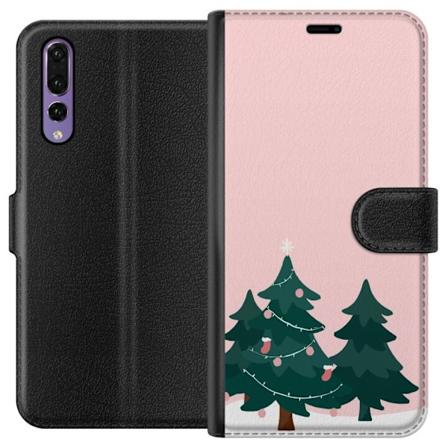 Huawei P20 Pro Tegnebogsetui Juletræer Glædelig Jul