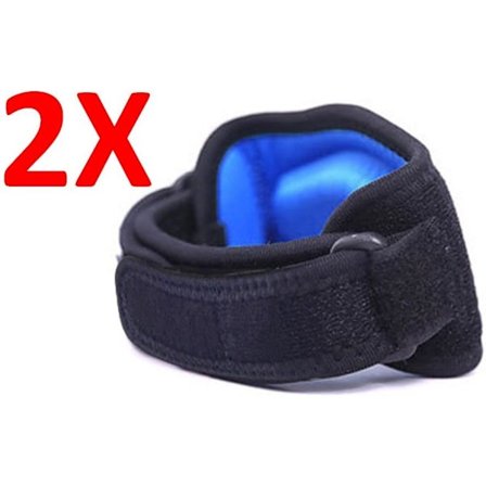 2-pak Albue Støttebånd, Justerbar Neopren Albuebøjle, ZQKLA