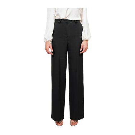 Hanita, Straight Trousers Zwart, Dames, Maat:XS