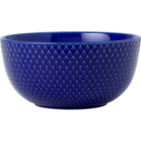 Lyngby porcelæn Rhombe Color Kulho 13 cm, tummansininen