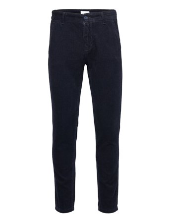 Corduroy Cropped Pants Blue Lindbergh