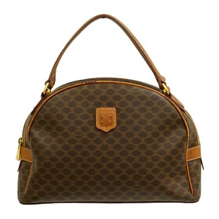 Celine Vintage, Pre-owned Macadam Bag Bruin, Dames, Maat:ONE Size