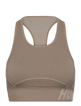 Hmlte Christel Seamless Sports Top Brown Hummel