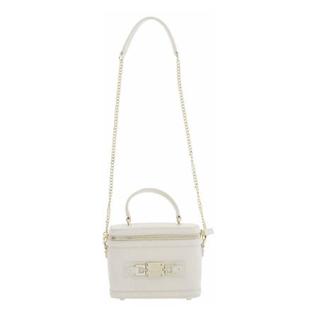 Elisabetta Franchi Shoulder Tass , Wit , Dames , Maat: ONE Size Schoudertassen